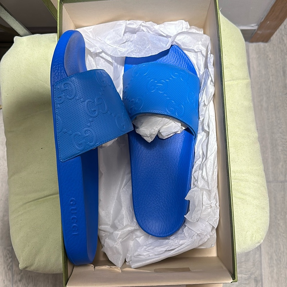 Gucci Slides (Blue)